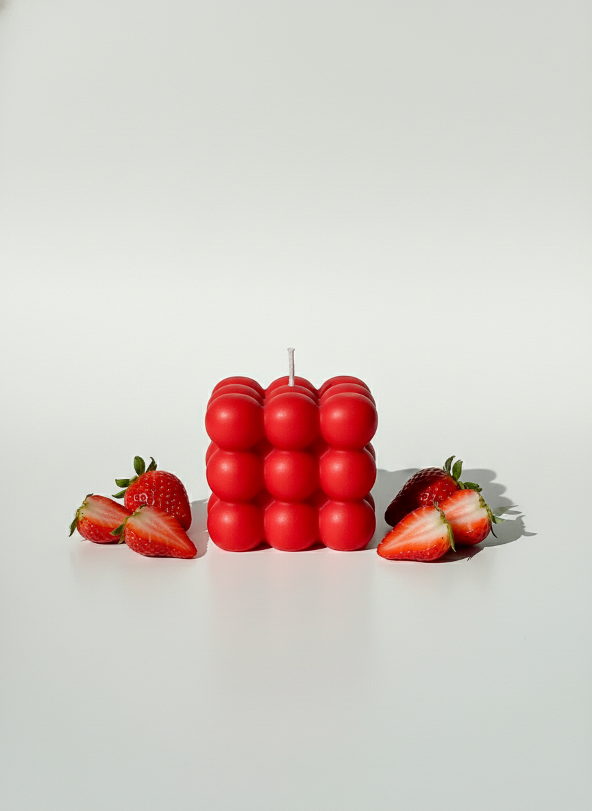 Mega Bubble Cube Candle